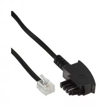 Cable InLine TAE-F, para importación, TAE-F a 6P4C, 1m
