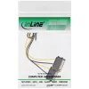 Cable adaptador de corriente InLine, 2 conectores macho SATA / conector macho PCI-Express de 8 pines, 0,15 m