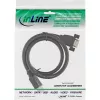 Adaptador HDMI 4K2K Type-A macho / A hembra con brida 0,6 m InLine 17500B