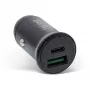 InLine Cargador de coche USB adaptador de corriente Power Delivery, USB-A + USB-C, negro