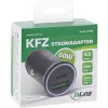 InLine Cargador de coche USB adaptador de corriente Power Delivery, USB-A + USB-C, negro