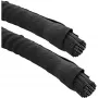 Funda trenzada InLine autocierre negro Ø10mm, 1 m, poliéster, -50–150 °C