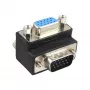 InLine Adaptador VGA 90° 15 pines macho / hembra, InLine, 37248I