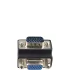 InLine Adaptador VGA 90° 15 pines macho / hembra, InLine, 37248I