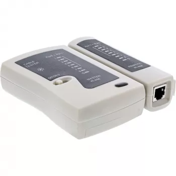 InLine Comprobador para cables y conectores RJ45 con 9 LED de control
