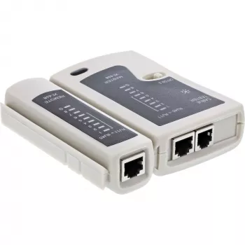 InLine Comprobador para cables y conectores RJ45 con 9 LED de control