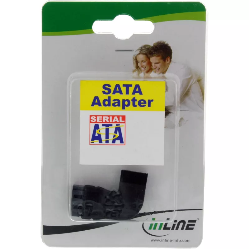 InLine Adaptador SATA macho / hembra en ángulo recto 27700D