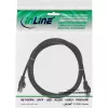 InLine Cable de red SF/UTP Cat.5e negro 1m