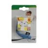 Cable redondo SATA 6Gb/s InLine azul acodado a la izquierda 90° con pestillos 0,5 m