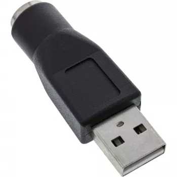 Adaptador USB InLine conector macho Type-A a conector hembra MD6 conector hembra PS/2