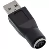 Adaptador USB InLine conector macho Type-A a conector hembra MD6 conector hembra PS/2
