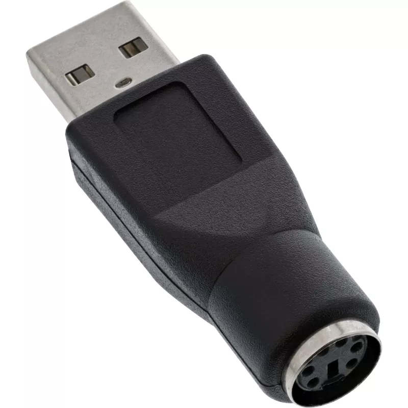 Adaptador USB InLine conector macho Type-A a conector hembra MD6 conector hembra PS/2
