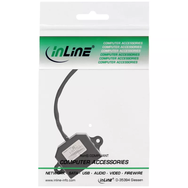 Splitter ISDN InLine 69932B 1 -> 2 0,15 m con resistencias