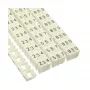 Anillos de marcado de cables InLine 4 mm, números 0–9, 100 uds., blanco