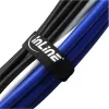 InLine Set de bridas de velcro para cables, 5 uds. 20 x 300 mm + 5 uds. 20 x 500 mm, negro