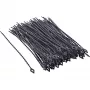 Bridas de cable InLine 150 mm negro, pack de 100 – cintas de fijación para cables