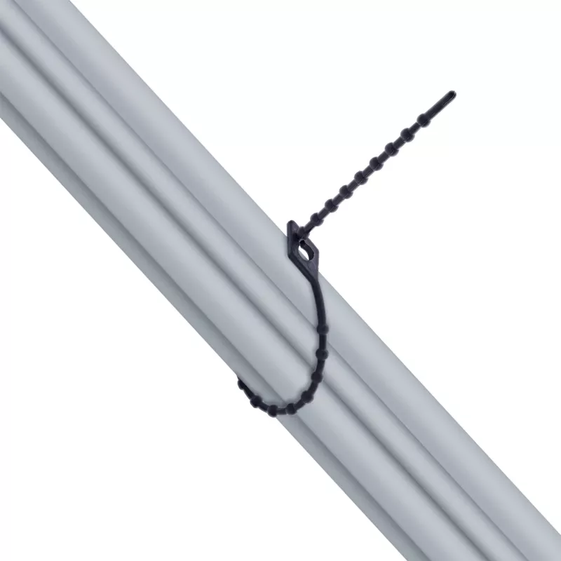 Bridas de cable InLine 150 mm negro, pack de 100 – cintas de fijación para cables