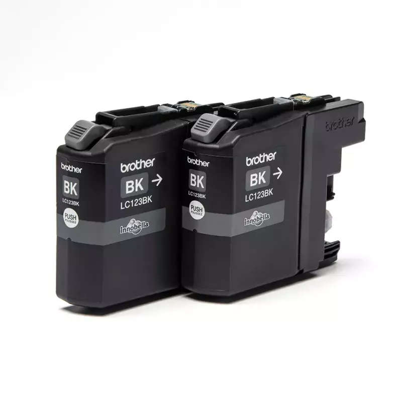 Cartucho de tinta Brother LC123BKBP2 2 uds. original negro