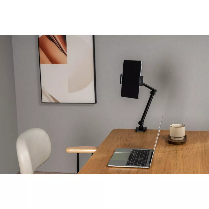 Soporte de tablet InLine 55721S negro pinza hasta 12,9