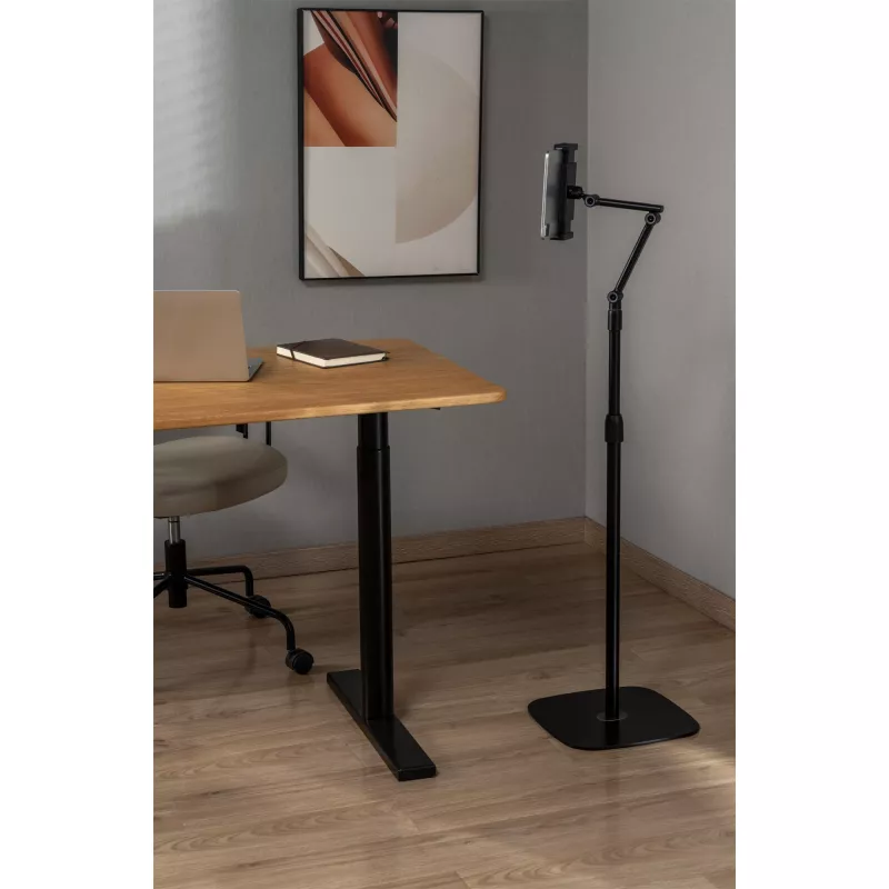 Soporte de tablet InLine con base de metal, hasta 12,9 inch, negro
