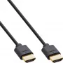 Cable HDMI Slim Ultra High Speed M/M 8K4K dorado negro 1 m InLine