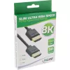Cable HDMI Slim Ultra High Speed M/M 8K4K dorado negro 1 m InLine