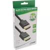 Cable HDMI Slim Ultra High Speed M/M 8K4K dorado negro 2 m InLine