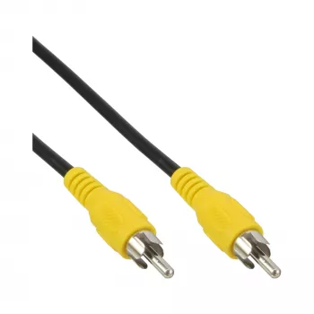 Cable de vídeo InLine 1x RCA M/M conectores amarillos 3 m 89937D