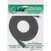 Cable HDMI plano InLine High Speed con Ethernet, dorado, negro, 1,5 m
