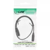 Cable HDMI plano InLine High Speed con Ethernet dorado negro 0,5 m