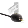 Cable USB 3.2 Gen.1 InLine USB Type-A M / A H + alimentación, con soporte, negro, 3 m