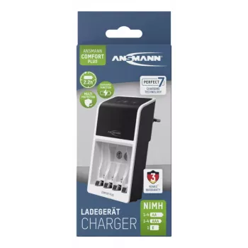 Cargador de baterías Ansmann Comfort Plus