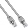 Cable de parcheo InLine S/FTP PiMF Cat.6 certificado gris 0,3m