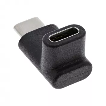 Adaptador USB 3.2 Gen.2 InLine 35807 USB-C macho a C hembra arriba/abajo en ángulo