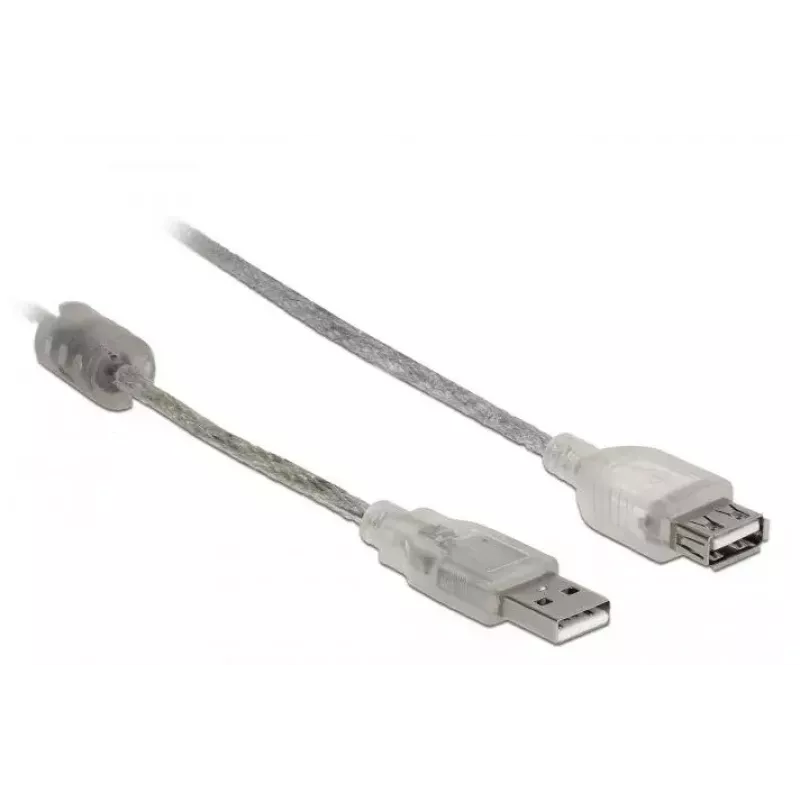 Cable USB DeLOCK 82244 USB 2.0 0,3 m Transparente
