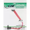 Cable SATA InLine para conexiones S-ATA 150/300/600, en ángulo con lengüetas de retención, 90°, 0,15 m