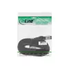 Cable alargador telefónico InLine TAE-F 15m Negro