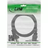 Cable de alimentación InLine, Australia a conector IEC C13 de 3 polos, 0,5 m