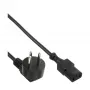 Cable de alimentación InLine, Israel tipo H / conector IEC C13 de 3 polos, 3 m