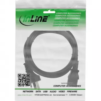 Cable de alimentación InLine, Australia a conector IEC C13 de 3 polos, 5 m