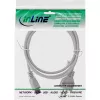 Cable de alimentación AC para portátil InLine CEE7/7 a conector hembra C5, gris, 0,5 m