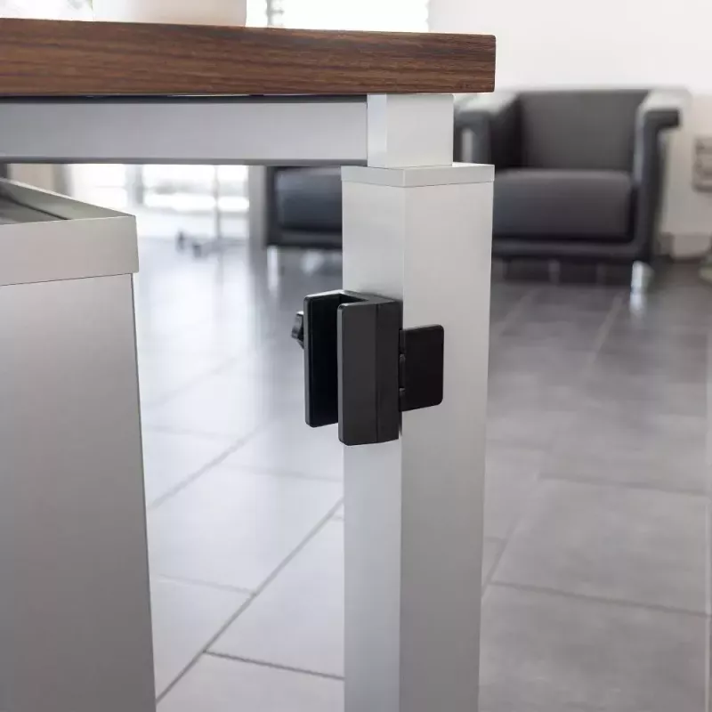 Soporte para regleta de enchufes InLine 23197B negro ABS silicona acero
