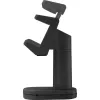 Soporte para regleta de enchufes InLine 23196B giratorio pinza de resorte negro