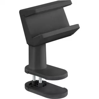 Soporte para regleta de enchufes InLine 23196B giratorio pinza de resorte negro
