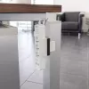 Soporte para regleta de enchufes InLine 23197W terminal de tornillo blanco ABS silicona acero