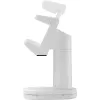 Soporte para regleta de enchufes InLine 23196W pinza de resorte giratoria blanco