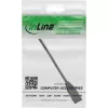 InLine protector de interfaz RJ45 Cat.6A S/FTP, RJ45 M/H, negro, 0,2m
