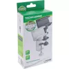 Soporte para regleta de enchufes InLine 23193W terminal de tornillo giratorio blanco
