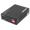 Intellinet conversor de medios Gigabit PoE+, 1 puerto 1000Base-T RJ45 a 1 puerto SFP, inyector PoE+