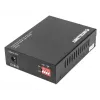 Intellinet 508209 convertidor de medios Gigabit PoE+, de 1000Base-T RJ45 a 1000Base-LX SC monomodo, 20 km, 1310 nm, hasta 30 W